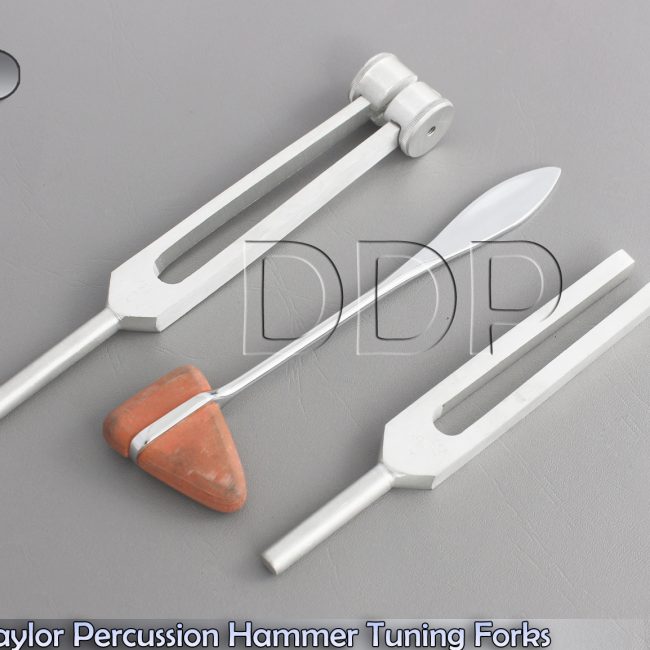 Set of 3 pcs Reflex Taylor Percussion Hammer Tuning Forks c128, 512 New
