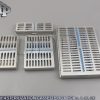 Set of 4 STERILIZATION CASSETTE BOX FOR 5, 7, 10, 20 DENTAL SURGICAL INSTRUMENTS