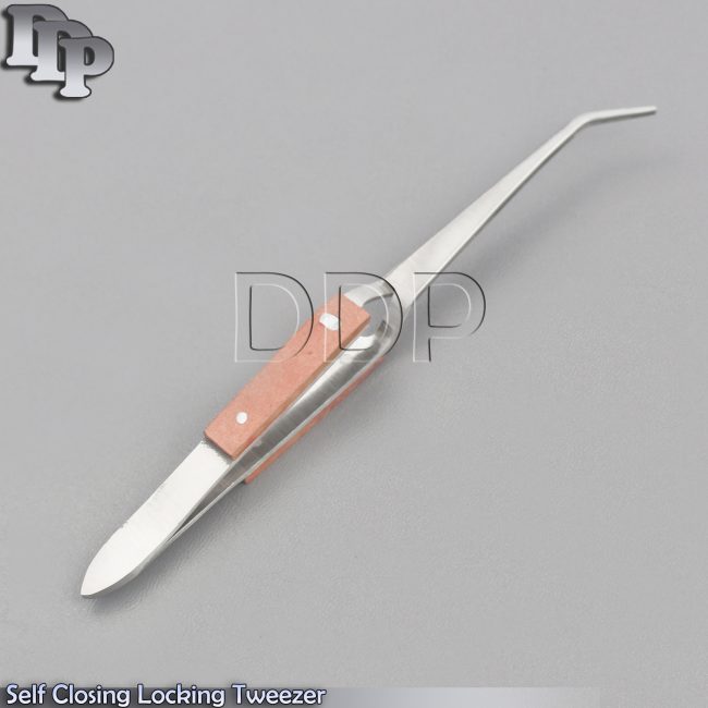 Soldering Tweezer Jewelry Making Tweezer Self Closing Reverse Action Plier New