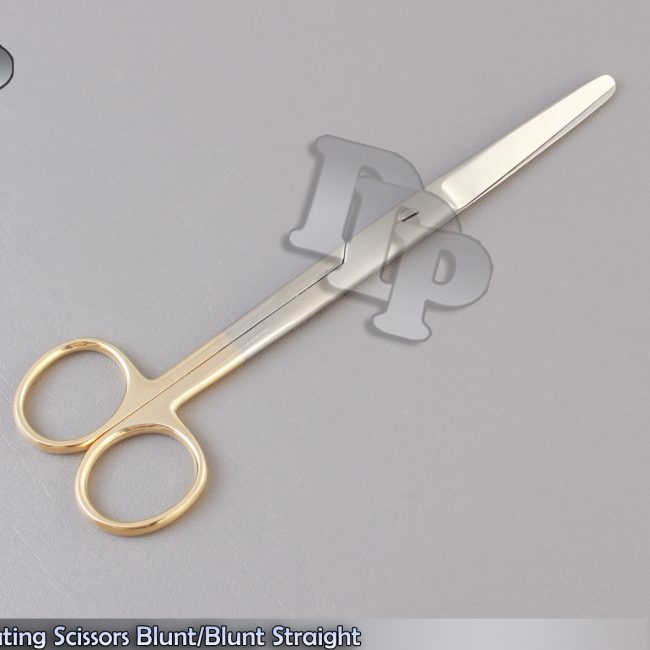 T/C Operating Scissors Blunt/Blunt 7.25" Straight Surgical Instruments