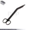 Tactical Black Lister Bandage Scissor 5.5" Full Black - Ideal For Emt And Nurse