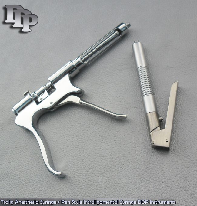 Tralig Anesthesia Syringe + Pen Style Intraligamental Syringe