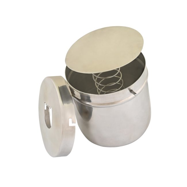 Waste Receiver With Spring  Stainless Steel Surgical Instruments DS-2474