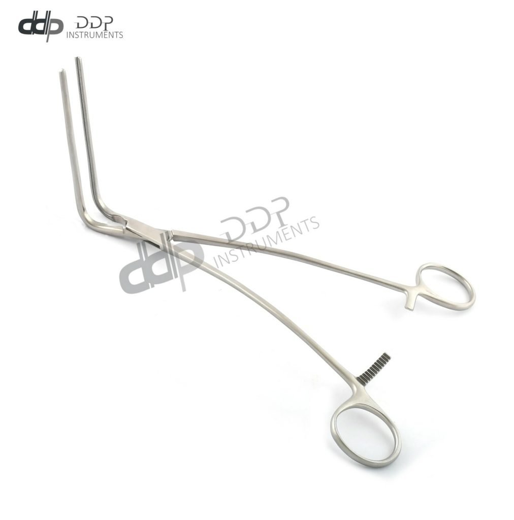 Wexler Multi-Purpose Clamp - 90° Angled DeBakey 9'' Atraumatic jaws SR-631
