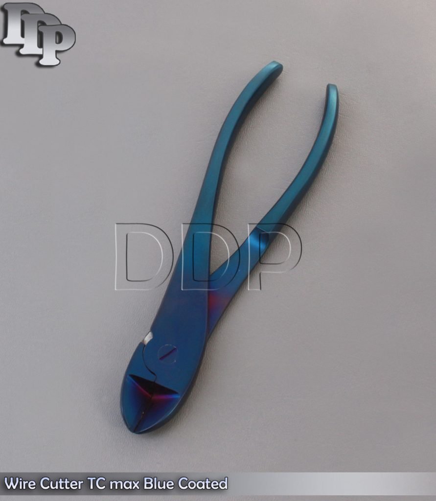 Wire Cutter 7 TC max .062 (1.6mm) Blue Coated Orthopedic Surgical Instruments